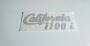 Adesivo Fianchetto DX o SX " CALIFORNIA 1100 I " ORO NERO per Moto Guzzi California 1100 III